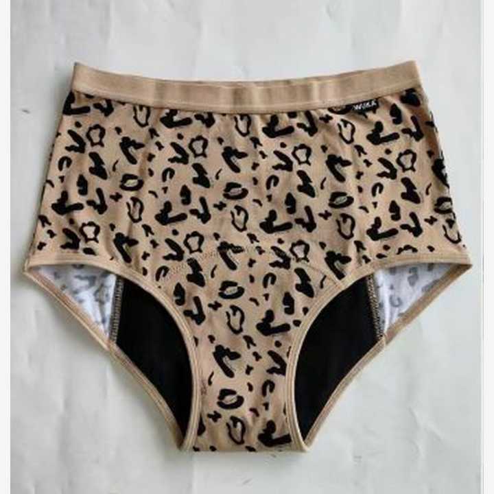 WUKA Printed High Waist Menstrual Underwear - Heavy Flow Period Panty