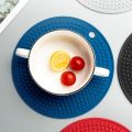 Honeycomb Rubber Heat Resistant Table Doily Holder Mats Insulating Round Doily Hot Pads Protective Mat Trivets Pot. 