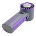 OYPFXMI Portable Handheld Fan Outdoor Semiconductor Refrigeration Air Cooler Fan 2000mAh Battery Rechargeable Cold Fan,A. 