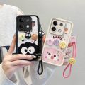 Uonevic ubu Ka Cartoon Lab 3D Cute 3027RA23021R 23021M NoteFor Xiaomi Red 12 4GRAAEG Hot Selling AA2Y 2D4I 23028RA60L Phone Case pibara Drop Resistant Case with Lanyard. 
