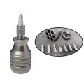 Portable 7 in 1 Screwdriver Multifunctional 1/4 Inch Torx Screw Driver Bit Mini Repair Tools Tool Kit. 