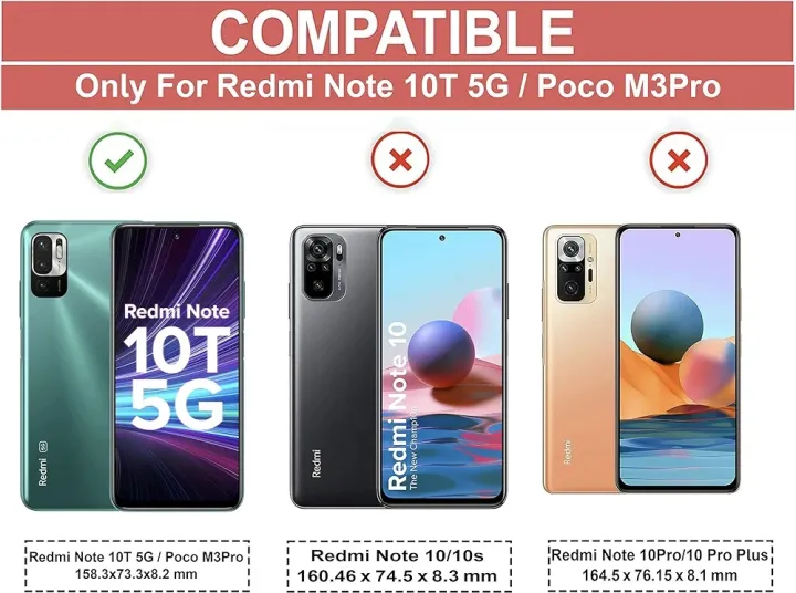 Poco%20M3%20Pro%205G%20/Redmi%20Note%2010%205G%20/Note%2010T%205G%20Cover%20(Same%20Size-Lcd%20Display%20Model)%20Clear%20Transparent%20Bumper%20Black%20Cover%20Case%20-Non%20Yellowing%20-%20Image%203