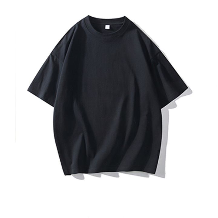New%20Drop%20Shoulder%20Plain%20T-Shirt%20For%20Men%20-%20Image%204