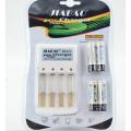 Jiabao JB-212 LED Charger For AA and AAA With 4Pcs Rechargeable Battery. 