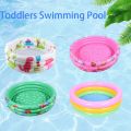 Indoor Outdoor Paddling Reusable Inflatable Swimming Pool Round Double Layer Toddlers Swimming Pool Thickened Portable Little Pump Dinosaur Pool Party Round. 