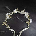 Er Xun Bride Hair Small Daisy Korean Style Inlaid Dia Hairband Handmade Flower Headband Wedding Dress Accessories. 