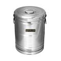FR Arts Stainless Steel Rice / Grain / Atta / Pitho Storage Container 25 Kg | Steel Kothi | Steel Container Dabba Storage Box Drum Canister Open Top Steel Pawali | Water Storage Large Size. 