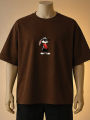 Cool Bunny Printed T-Shirt- Cream, Maroon, White, Brown, Blue, Black. 