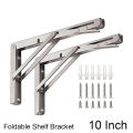 10 Inch Foldable Shelf Bracket. 