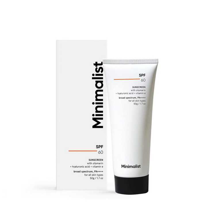 Minimalist Broad spectrum SPF 60, PA++++ Sunscreen 50g