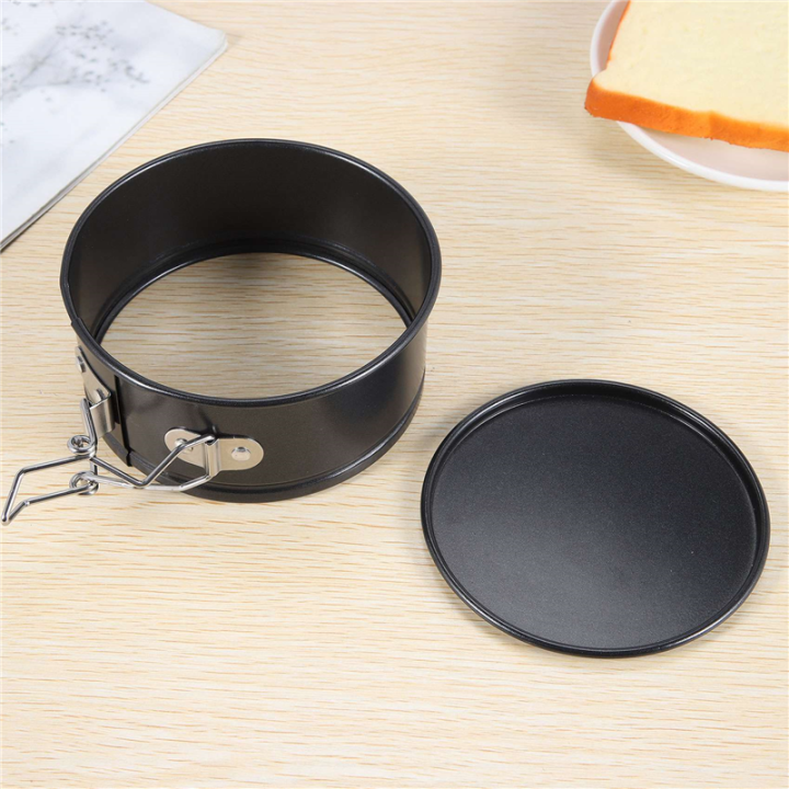 4-Inch Mini Springform Pan Set- 4 Piece Small Nonstick Cheesecake Pan ...