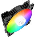 Sojhoop 12cm Chassis Cooling Fan 4P Interface Chassis Fan Computer Chassis Cooling Colorful Lights Mute Multi-Function Fan,1 Set. 