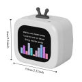 Multifunction TV Appearance Mini Bluetooth Speaker with Screen Multifunctional Mini Wireless Sound Box High Sound Quality Stereo Sound Subwoofer Portable Subwoofer Travel Outdoor. 