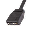 For 3PIN RGB to Standard ARGB 3-Pin 5V Adapter Connector RGB Cable for Fan/Hub/Lighting Node/Commander. 