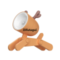 Difutagui Decorative table lamp dog deer DIY mini led night cute Fifty percent discount pet cartoon folding table kids room om living room. 