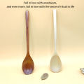 1 Piece Wooden Spoon Bamboo Kitchen Korean Style 9 Inch Natural Wood Soup Tableware Cooking Honey Coffee Spoon Mixing Spoon Encounter. 