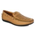 Black Horse Light Brown Loafers For Men (4018). 