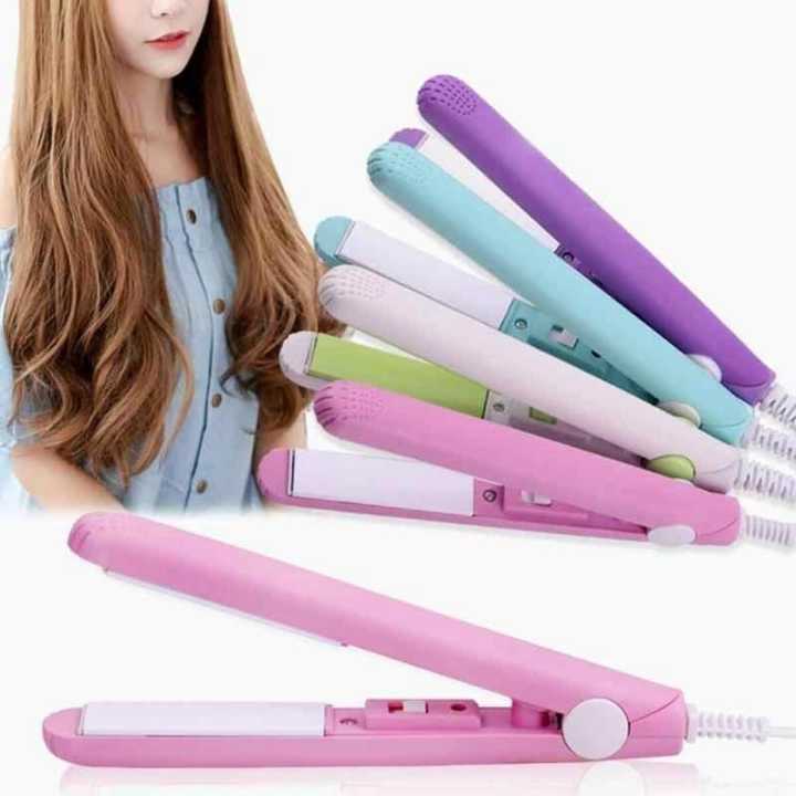 Portable Mini Crystal Flat Hair Straightener Daraz .np