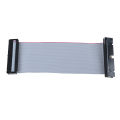 IDE 40 Pin Male to female pata hard drive hdd extension flat ribbon cable 5 inch A JUE. 