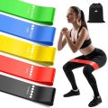 Sporting Goods Strength Training TPE Resistance Bands Yoga Gym Equipment Exercise Loop Bands Rubber Loop Elastic Workout Expander Home Gym Pack of 5 Different Levels Elastic Band. 