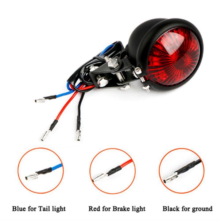 JAERBEE%204X%20Red%2012V%20LED%20Black%20Adjustable%20Cafe%20Racer%20Style%20Stop%20Tail%20Light%20Brake%20Rear%20Lamp%20Tail%20Light%20for%20Chopper%20-%20Image%205