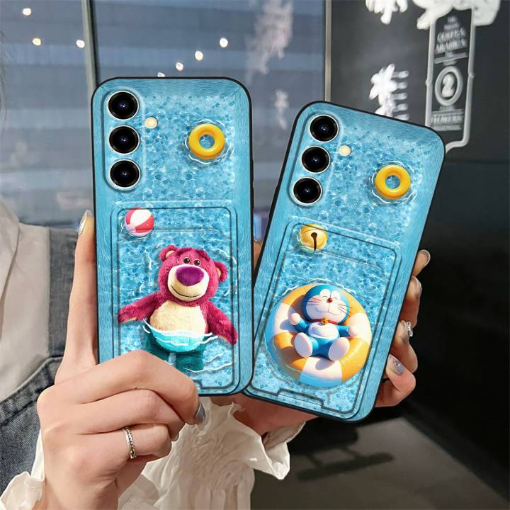 Card sleeve Anti-knock Phone Case For ZTE Blade V80 Max/Nubia V80Max/Z2577 Soft case Shockproof Back Cover Card bag TPU