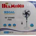 Diamond 16 Inch Stand Fan With Remote (Regal, 50 Watt). 