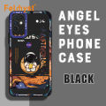 FELMYST for Infinix Note 10 Back Cover Space Astronaut Pattern Angel Eyes Soft Phone Case. 