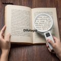 Difutagui Wenefang Sutuiying Magnifying Glass with Light, 30X Handheld Large Magnifying Glass Fifty percent discount New style Original 12 Led Illuminated Lighted Magnifier for Seniors Reading,Solder. 