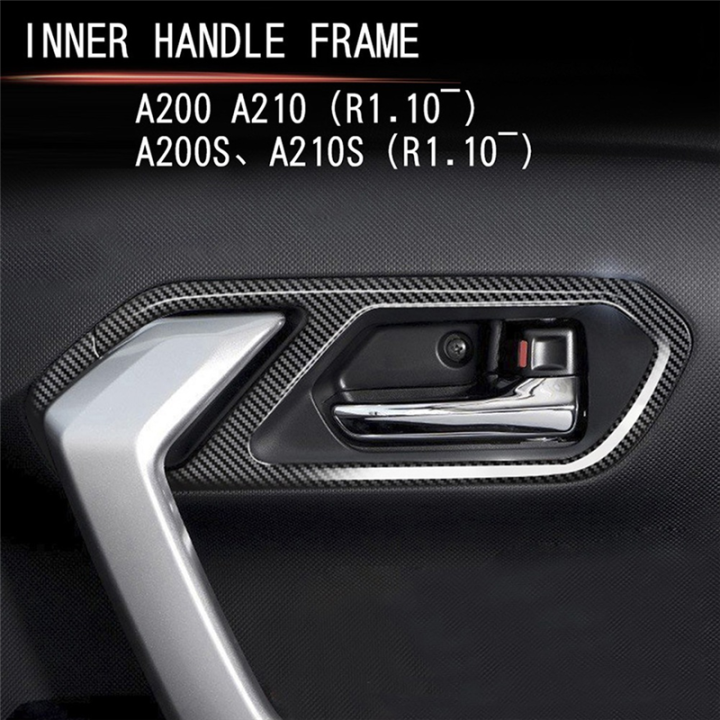 Car Interior Door Handle Bowl Panel Frame Cover Trim Sticker for Toyota ...