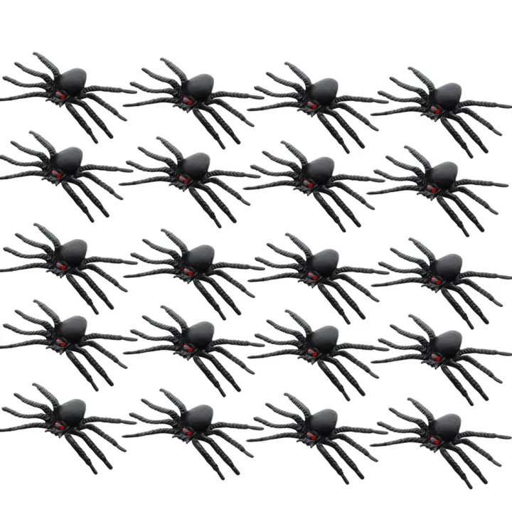 20Pcs/Pack%20Party%20Supplies%20Spider%20Web%20Halloween%20Plastic%20Fake%20Spider%20Prank%20Toys%20Haunted%20House%20Prop%20Decorative%20Spiders%20-%20Image%209