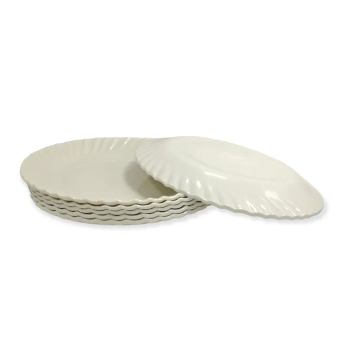 White%20Melamine%20Snack%20Plate%20Set%20%E2%80%93%208"%20Diameter,%20Break-Resistant,%20Stain-Resistant%20(Set%20of%206)%20-%20Image%203