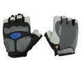 Grey Half Finger Gym Gloves For Men. 