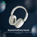 Green Symphony Hybrid ANC Headphone (40-50dB) | 45ms Low Latency | Spatial Audio Technology, 3D Experience | Changeable Cap | Foldable | JL5.4 Bluetooth Version | 100H Playtimes, 80H For ANC | 5 Mic | 1000mAh | 40mm Driver | Ultra-Soft Cushions | IPX4. 