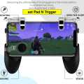 Mobile Controller Gamepad Free Fire L1 R1 Triggers Phone Game Pad Handle Grip Joystick for Pubg Phone ( Combo ). 