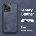 For Realme C53 Case C 53 Leather Magnetic With Metal Plate Phone Cases for OPPO Realme C53 RMX3760 RealmeC53 Holder Back Cover. 