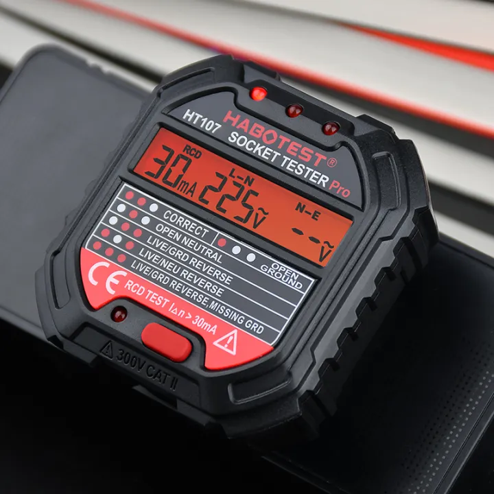 Tester%20RCD%20Check%20Phase%20Neutral%20Plug/Maker%20Tester%20Socket%20Test%20Digital%20HT106/HT107%20Socket%20Tester%20Voltage/British%20European%20Grounding%20NCV%20-%20Image%205