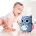 NAMUNY Baby Inertia Owl Animal Car Baby Toy Press Toy Car Blue Grey. 