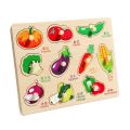 Preschool Learning Montessori Hand Grab Boards Toys Cartoon Creative Tangram Jigsaw Game Colorful Number Children Montessori Toys Birthday Gifts. 