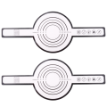 FORIDE 2X Silicone Baking Mat for Dutch Oven Bread Baking Non-Stick Baking Mat with Long Handle 8.3Inch Reusable Sheets Black. 