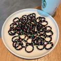 Pebbles Nepal 50 Pieces Black Everyday Wear Elastic Band Rubber Band Black Hair Tie. 