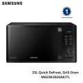 Samsung 23L Grill Microwave with Quick Defrost | MG23K3515AK/TL. 