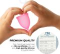 1 Piece Reusable Menstrual Cups With Medical Grade Silicone For Women - Period Cup. 