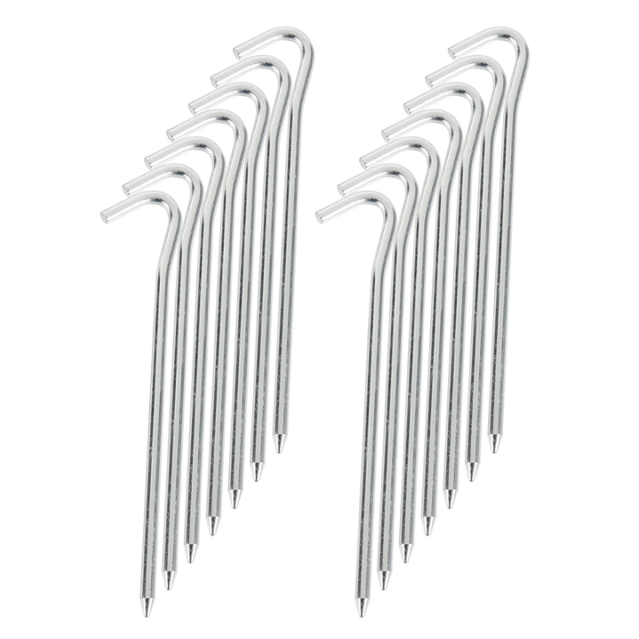 NAMUNY%20Tent%20Pegs%2028%20Pieces,%2018cm%20Metal%20Tent%20Hooks%20Pegs%20Pegs%20for%20Tents,%20Stakes%20Nails%20for%20Camping%20Awning%20Netting%20-%20Image%203