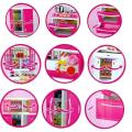 Barbie Modern 3 Door Kitchen Play Set For Kids. 