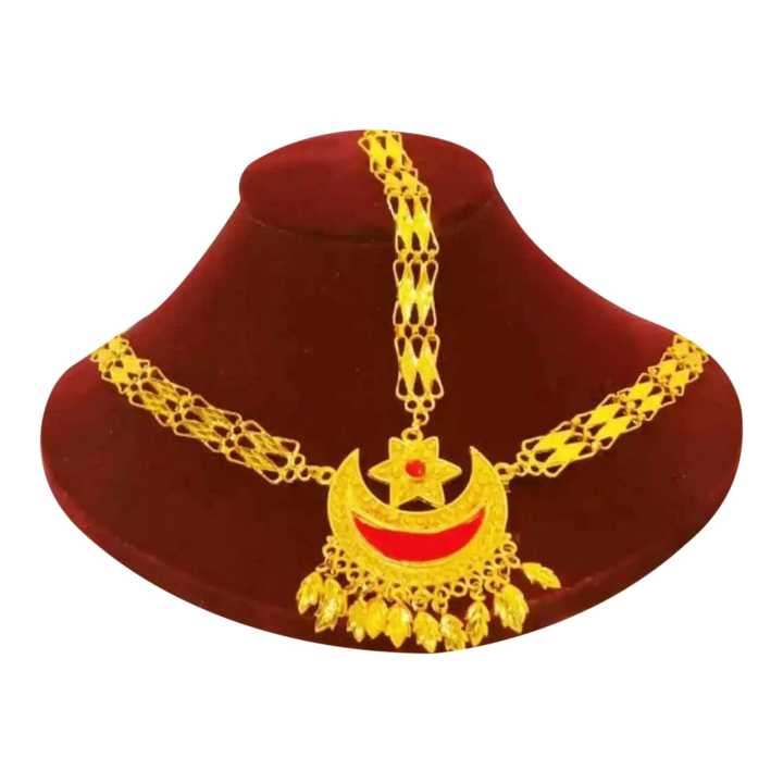 Micro Gold Plated Moon/Star Design Sirbandi For Women