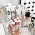Desktop Five-grid Storage Box Transparent Trapezoidal Acrylic Storage Box Yao Store. 