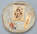 Monkey D. Luffy Anime Gift Set – Bookmark, Keyring & Notepad for One Piece Fans. 