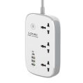 LDNIO WiFi Smart Power Strip 2500W 3 Power Socket 4 USB Ports. 