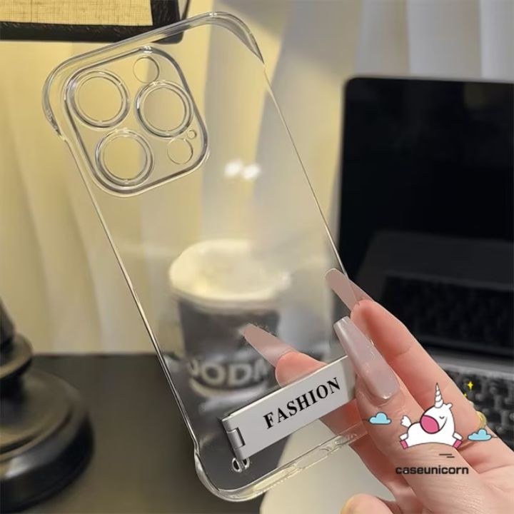 For Samsung A05s A15 A03s A14 A05 A02s A03 A04E A02 A04s A11 A13 A20 A12 A10s A30 A22 A24 A23 A55 A31 A34 A32 A50 A30s A52 A51 A54 A52s Frameless Ultra-thin Simple Stand Hard Case